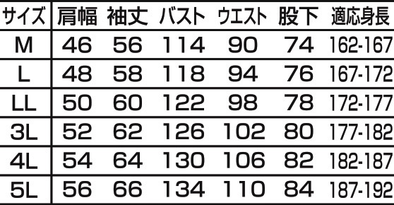 1-7625サイズ表