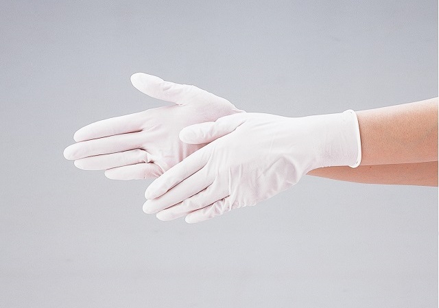 ニトリル手袋 厚地パウダー付き 粉付き 510 エブノ 1ケース 100枚ｘ箱