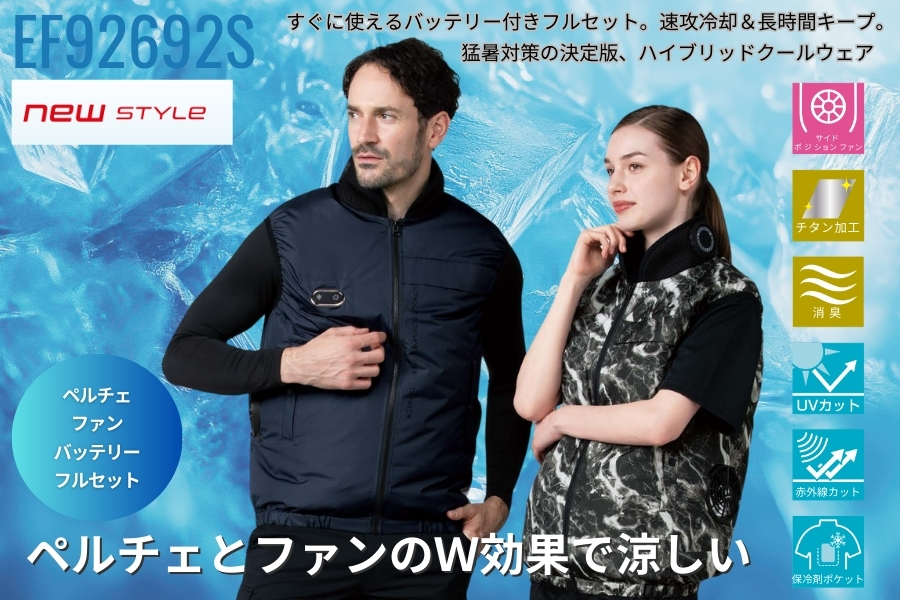サンエスEF92692Sペルチェファンベスト