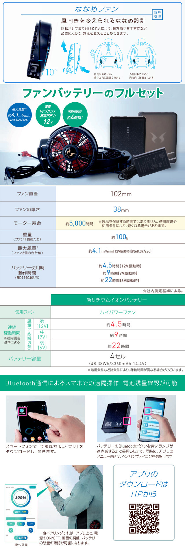 2022年空調服セット