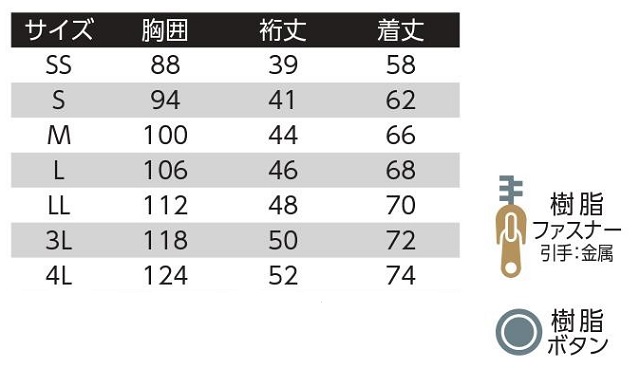 半袖ポロシャツサイズ